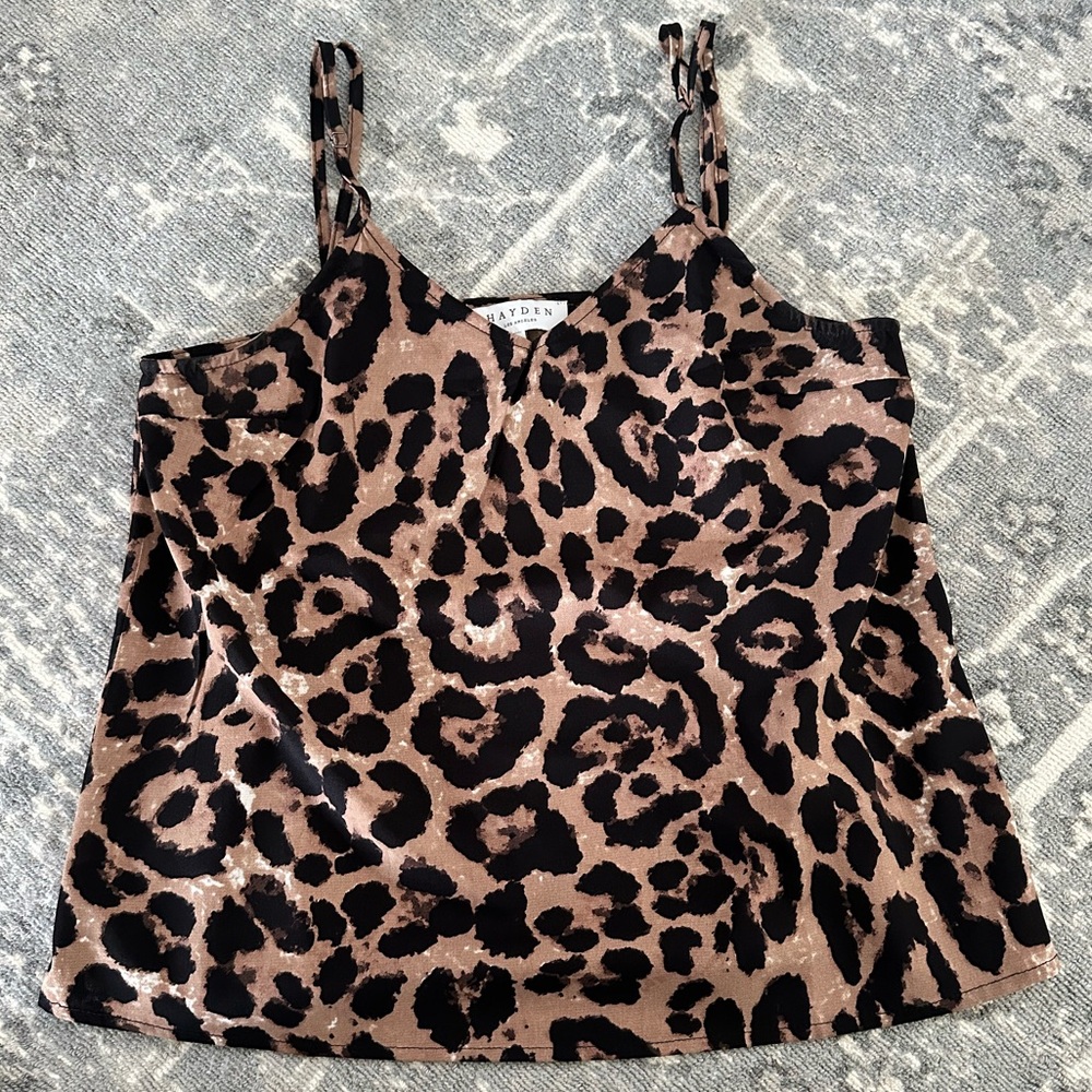 LIKE NEW Leopard print cami
